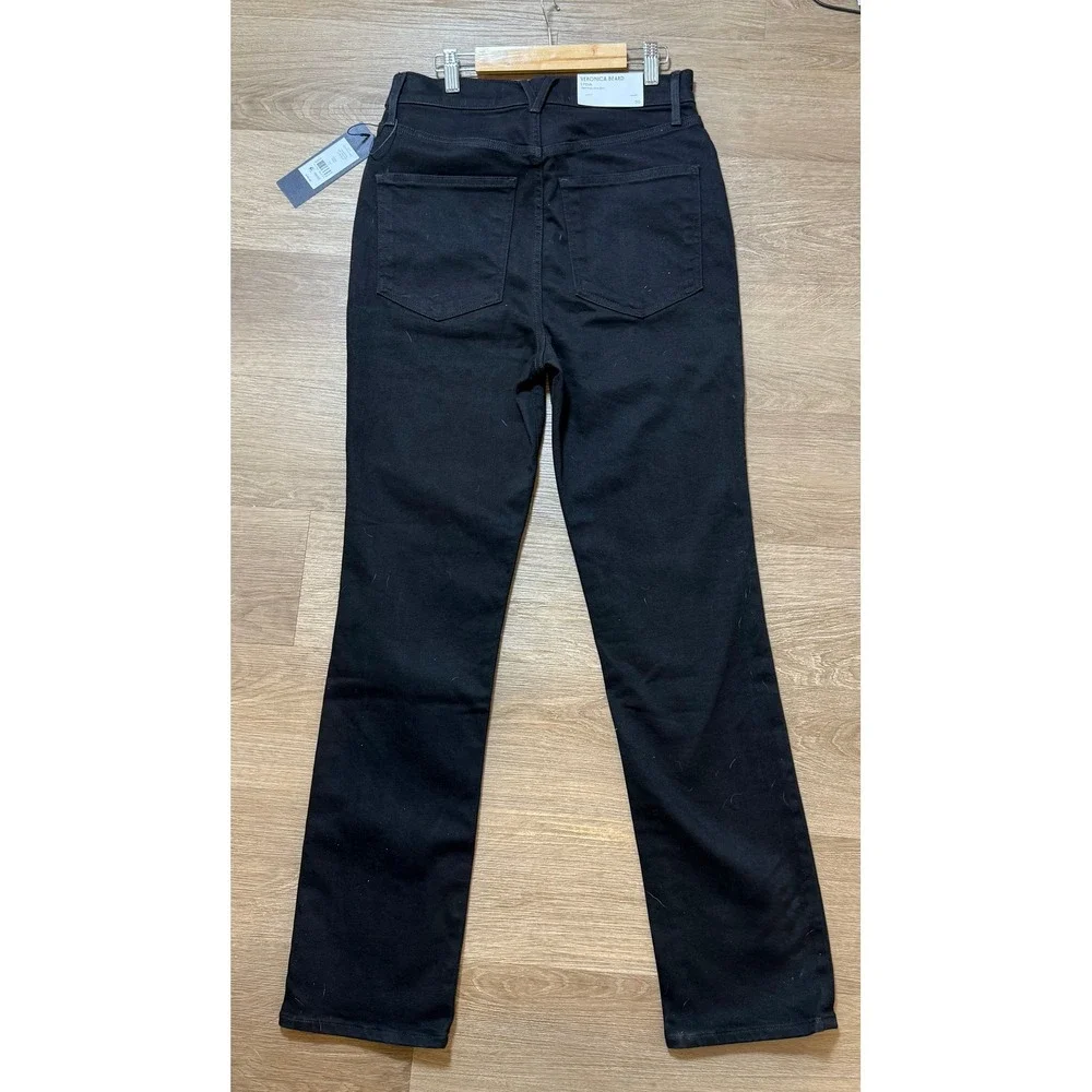 Veronica Beard Lydia Ultra Slim Jeans 30 Onyx NWT High Rise J25099560155ON